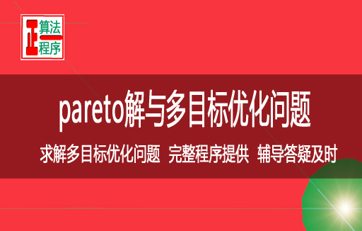 pareto非劣解与多目标优化问题与MATLAB程序视频学习指导